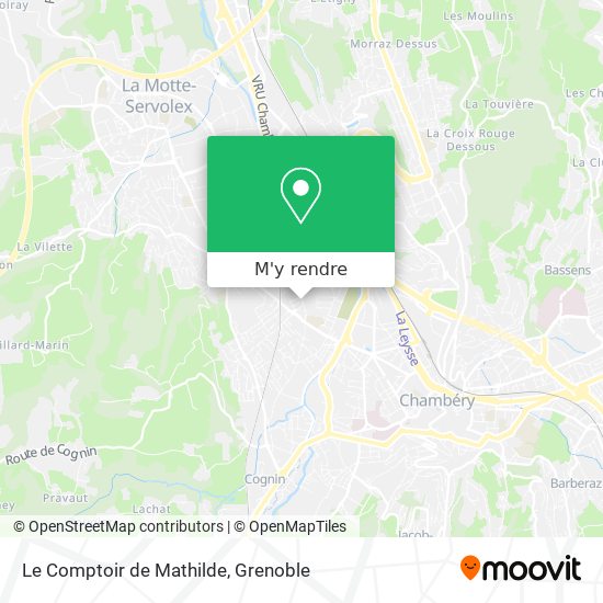 Le Comptoir de Mathilde plan