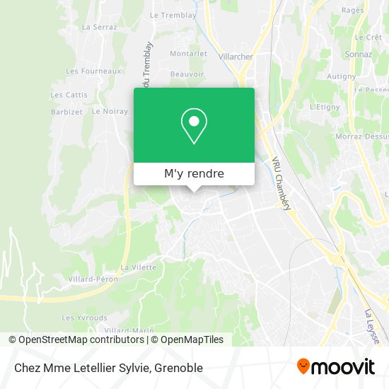 Chez Mme Letellier Sylvie plan