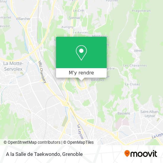 A la Salle de Taekwondo plan