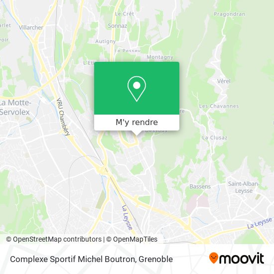 Complexe Sportif Michel Boutron plan