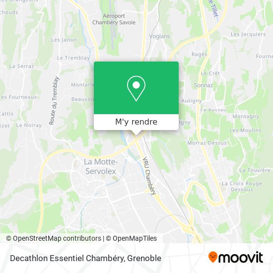 Decathlon Essentiel Chambéry plan