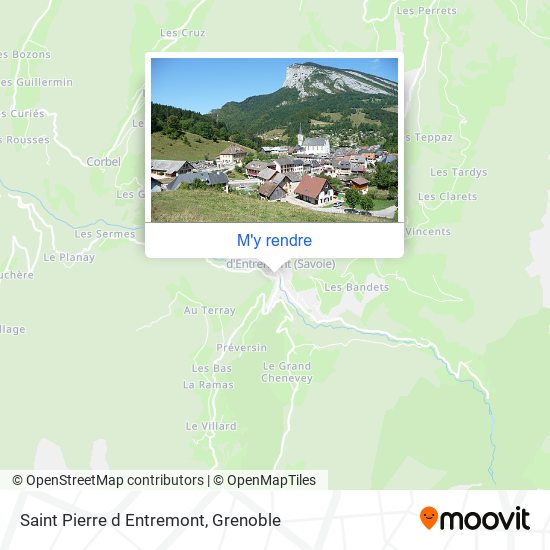 Saint Pierre d Entremont plan