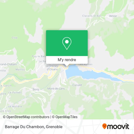 Barrage Du Chambon plan