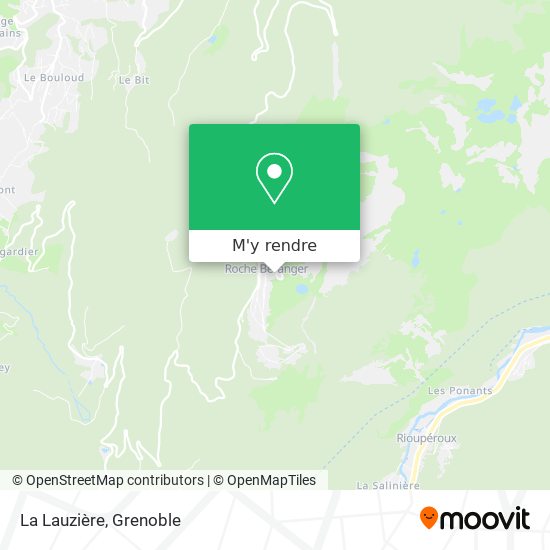 La Lauzière plan