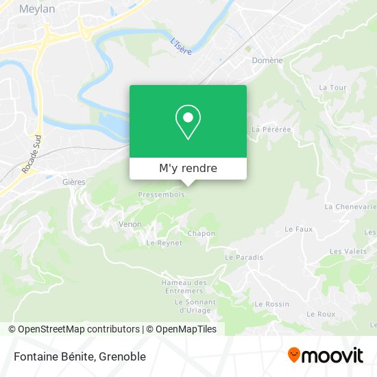 Fontaine Bénite plan
