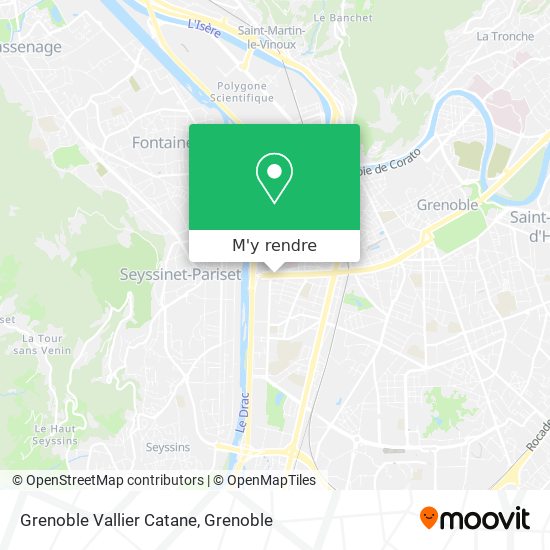 Grenoble Vallier Catane plan