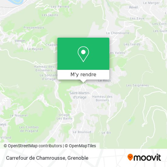 Carrefour de Chamrousse plan