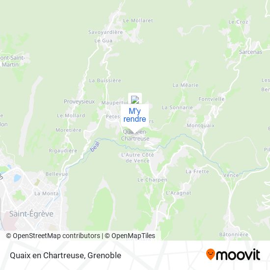 Quaix en Chartreuse plan