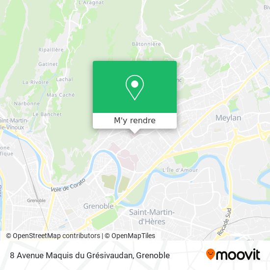 8 Avenue Maquis du Grésivaudan plan