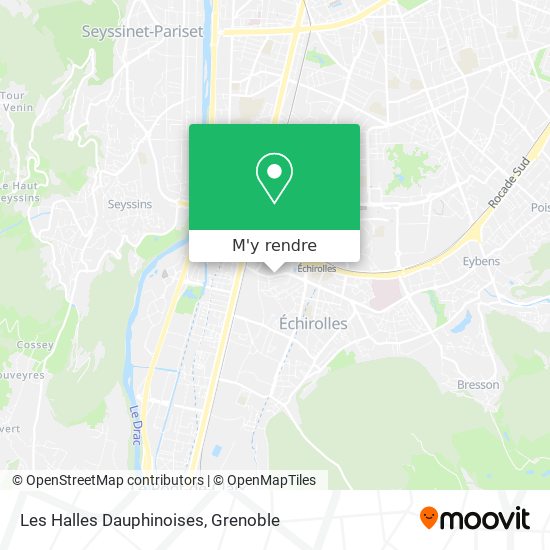 Les Halles Dauphinoises plan