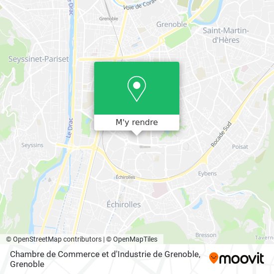 Chambre de Commerce et d'Industrie de Grenoble plan