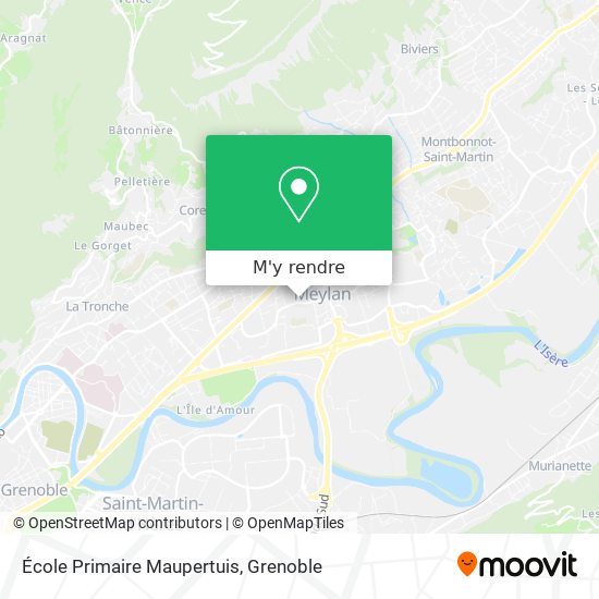 École Primaire Maupertuis plan