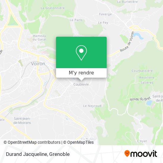 Durand Jacqueline plan