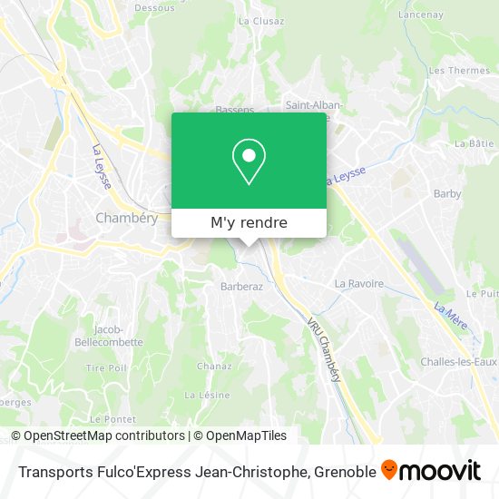 Transports Fulco'Express Jean-Christophe plan