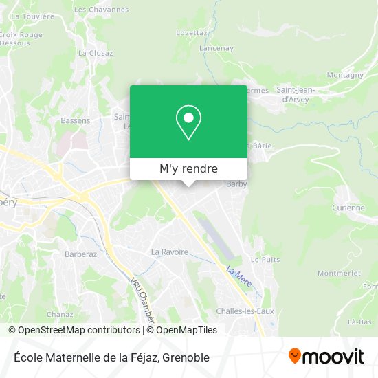 École Maternelle de la Féjaz plan