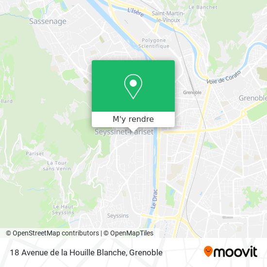 18 Avenue de la Houille Blanche plan