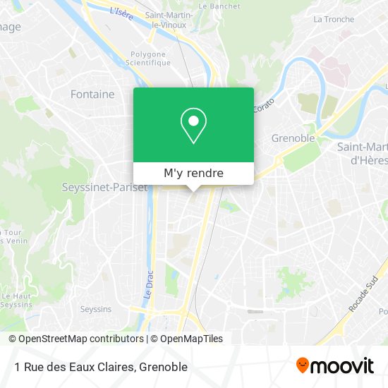 1 Rue des Eaux Claires plan