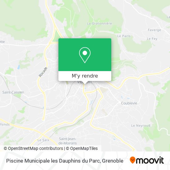 Piscine Municipale les Dauphins du Parc plan