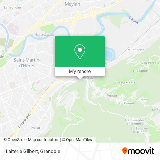 Laiterie Gilbert plan