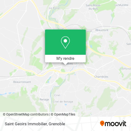 Saint Geoirs Immobilier plan