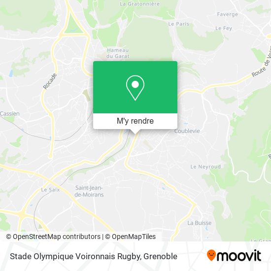 Stade Olympique Voironnais Rugby plan