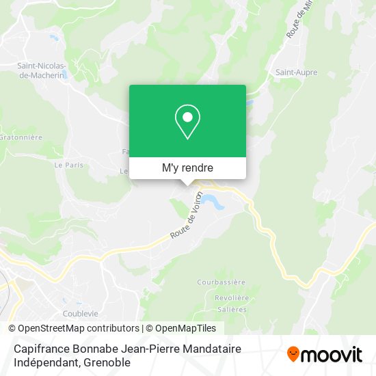 Capifrance Bonnabe Jean-Pierre Mandataire Indépendant plan