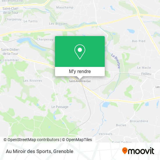 Au Miroir des Sports plan
