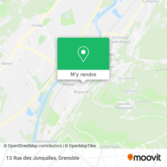 13 Rue des Jonquilles plan