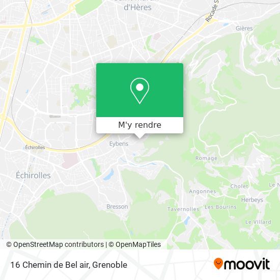 16 Chemin de Bel air plan