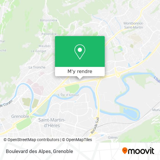 Boulevard des Alpes plan