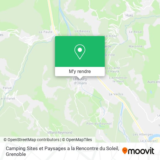 Camping Sites et Paysages a la Rencontre du Soleil plan