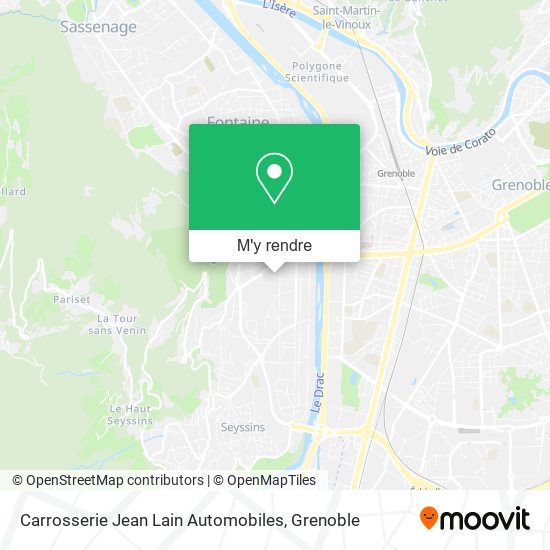 Carrosserie Jean Lain Automobiles plan
