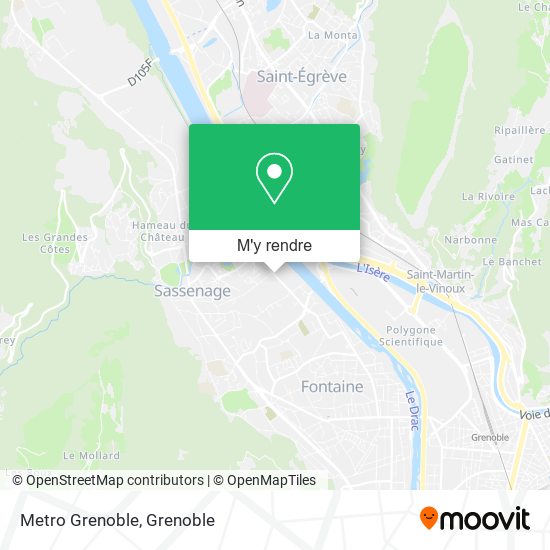 Metro Grenoble plan