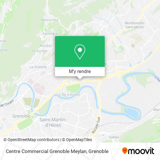 Centre Commercial Grenoble Meylan plan