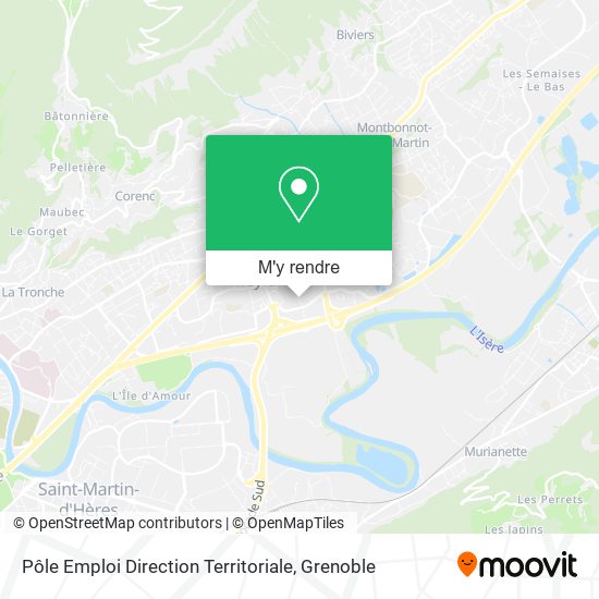 Pôle Emploi Direction Territoriale plan