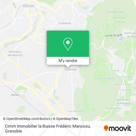 Cimm Immobilier la Buisse Frédéric Mancosu plan