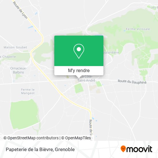 Papeterie de la Bièvre plan