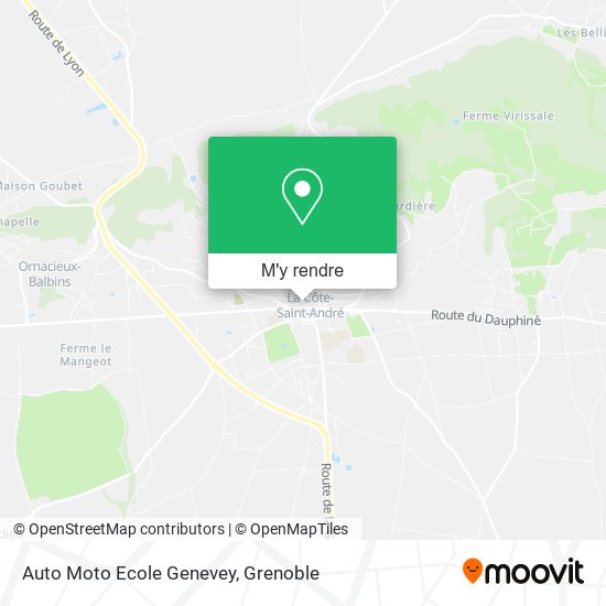 Auto Moto Ecole Genevey plan