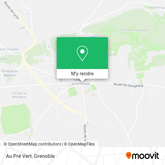 Au Pré Vert plan
