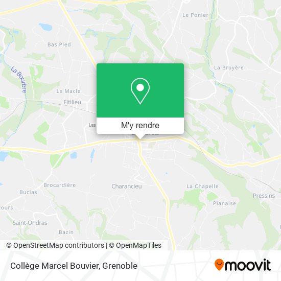 Collège Marcel Bouvier plan