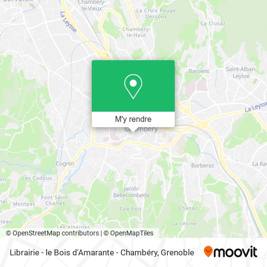 Librairie - le Bois d'Amarante - Chambéry plan