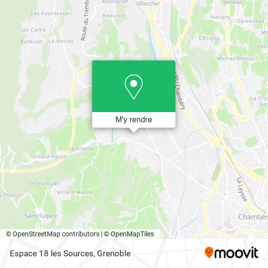 Espace 18 les Sources plan