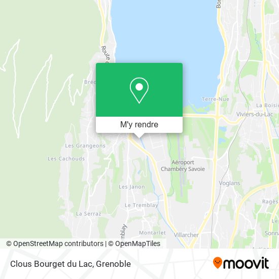 Clous Bourget du Lac plan