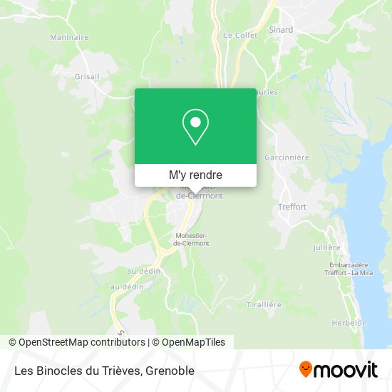Les Binocles du Trièves plan