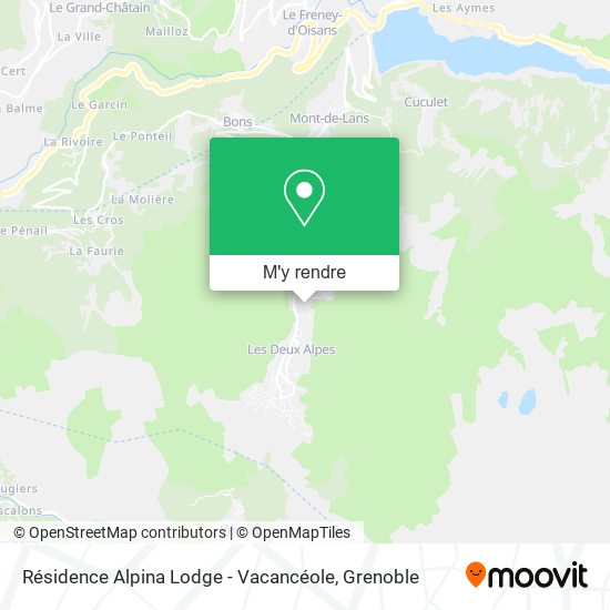 Résidence Alpina Lodge - Vacancéole plan