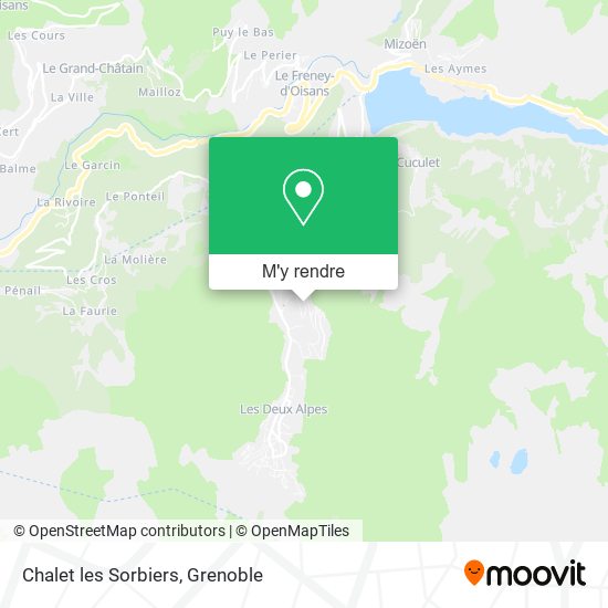 Chalet les Sorbiers plan