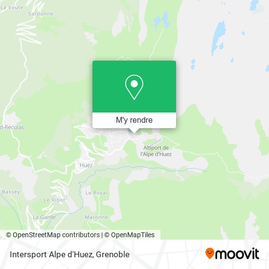 Intersport Alpe d'Huez plan