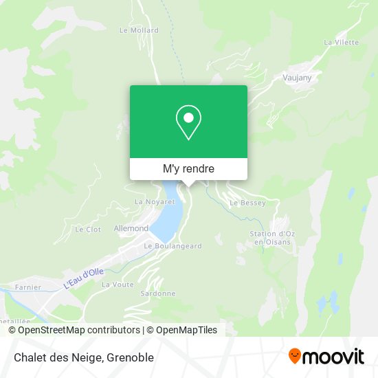 Chalet des Neige plan