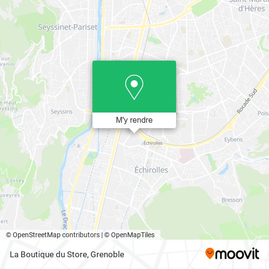 La Boutique du Store plan