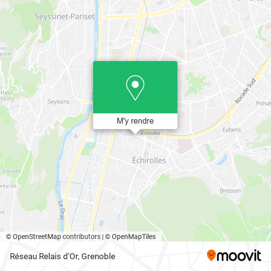 Réseau Relais d'Or plan